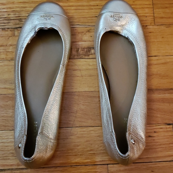 Gold coach ballet flats - Picture 2 of 7